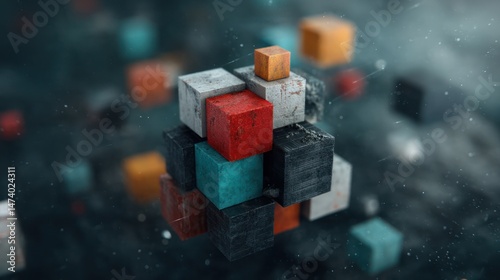 Geometric cubes in space