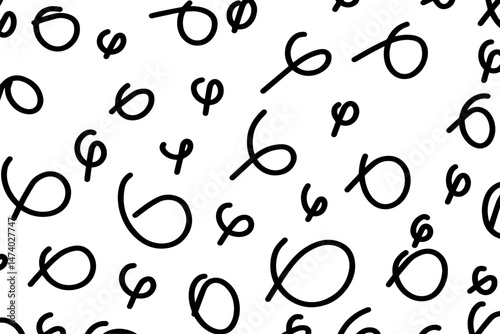 Hand-drawn line textures. Scribbles, horizontal and wavy strokes. Different types of hatching