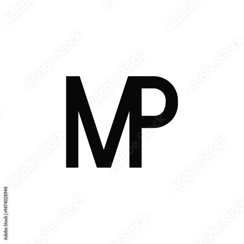 MP monogram logo design letter text name symbol monochrome logotype alphabet character simple logo Free Download MP monogram logo design letter text name symbol monochrome logotype alphabet character simple logo - GFXLoad