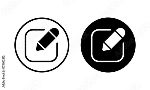 Edit icon vector illustration. edit document sign and symbol. edit text icon. pencil. sign up