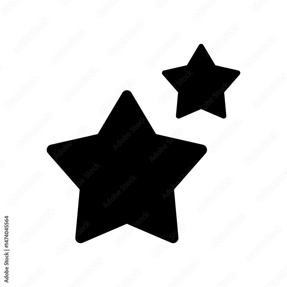 Fototapeta premium 星のアイコンイラスト