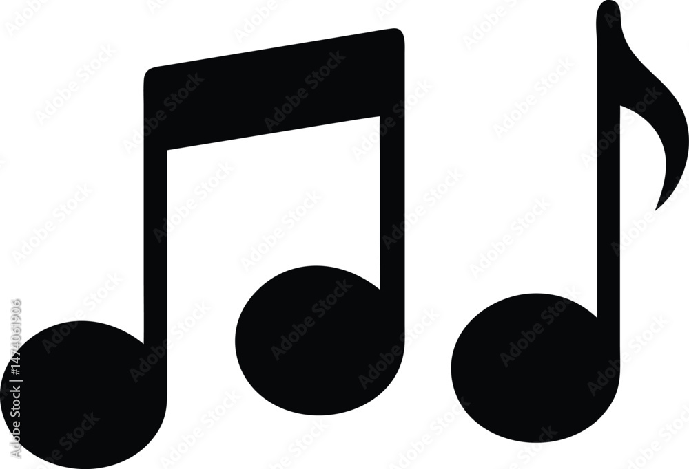 Music Icon Vector Illustration, Music Vector Icon, Audio Symbol Design, Musical Note Graphic Music Icon Vector Illustration, Music Vector Icon, Audio Symbol Design, Musical Note Graphic