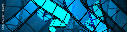 sfondo, pellicola, cinema, film, fotogrammi, rullino, spettacolo, video
