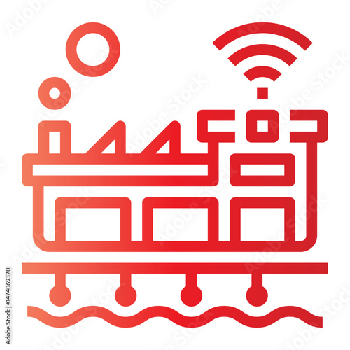 environmental gradient icon