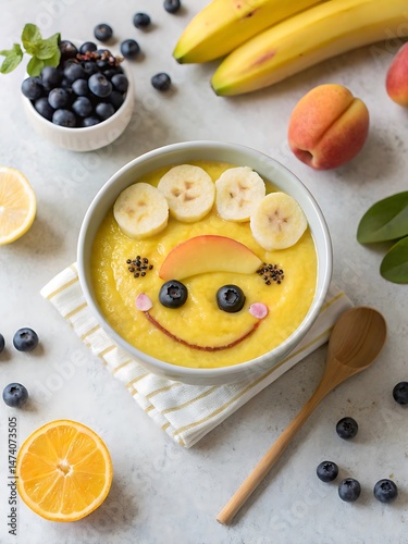 Happy Baby Food Puree with Fruit