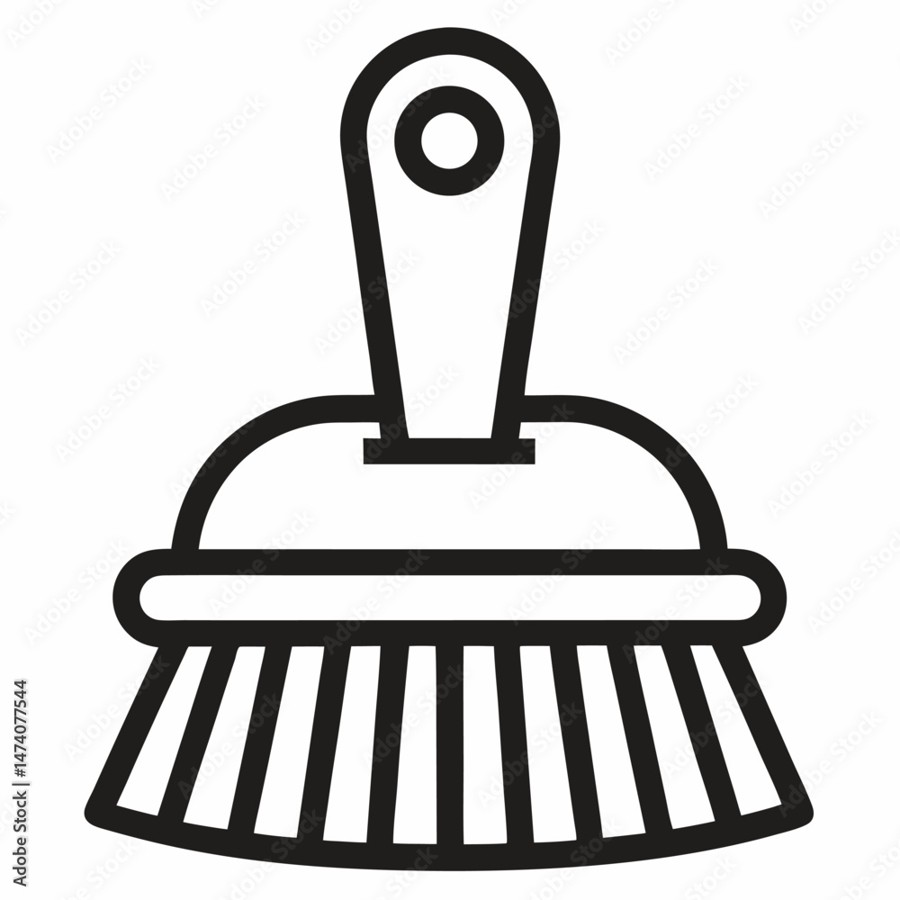 illustration of a brush