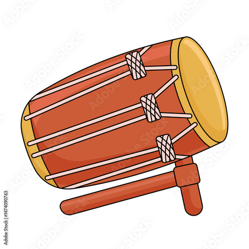 Kendang Indonesian Traditional Music Instrument