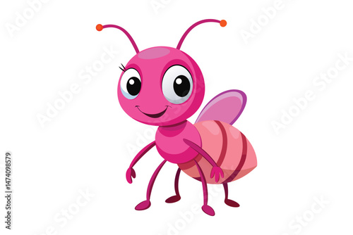  cute bug colorful Vector