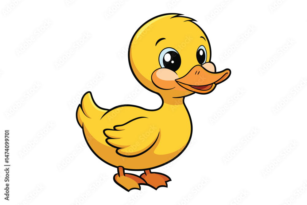 Fototapeta premium cute duck colorful Vector