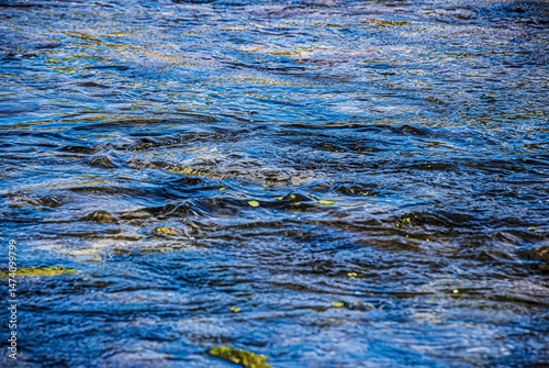 Fototapeta Naklejka Na Ścianę i Meble -  background of blue water of chaouen