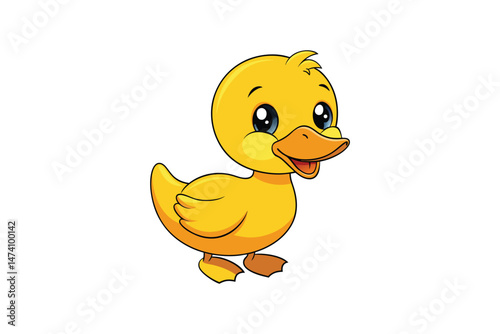  cute duck colorful Vector
