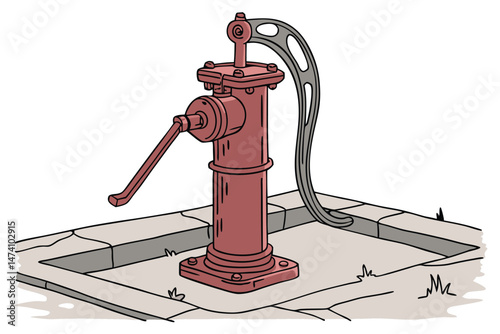 133 fire hydrant, red fire hydrant, fire hydrant with water connections, industrial equipment, urban infrastructure, emergency equipment, metal object, cylindrical shape, valve, hose connections, safe