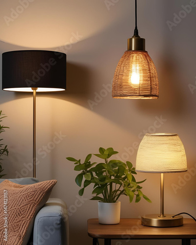 lamp, decoration, home décor, lighting, interior design, table lamp, floor lamp, wall lamp, pendant light, LED lamp, vintage lamp, modern lamp, rustic lamp, ambient light, cozy lamp, night lamp, bedro