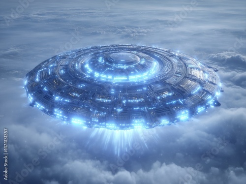 This unidentified flying object boasts a retro style and an antiquated design that sets it apart