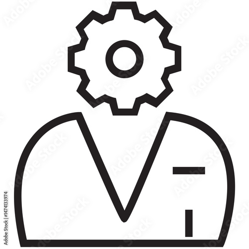 Management Icon, Business Leadership, Organizational Strategy, Corporate Management, Team Leadership