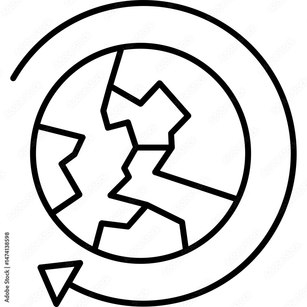 Sustainable Reuse Icon Sustainable Reuse Icon