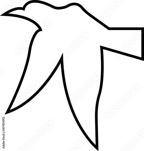 silhouette, flying, birds, wide, open, wings, vector, art, template, designs, icon, ink, grunge, afar, brush, hand-drawn, marker, crayons, icons, isolated, transparent background, mobile app, variatio