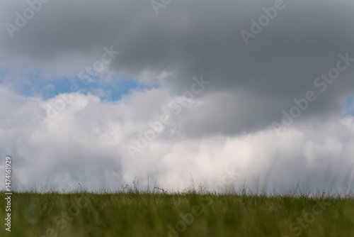 Fototapeta Naklejka Na Ścianę i Meble -  Hala Jaworowa w Beskidzie Śląskim niedaleko Szczyrk Salmopol, wiosenny poranek. 
