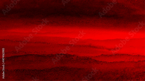 a red wall with a light on it and a red floor, plain studio background, Dark red watercolor background with , Dark red