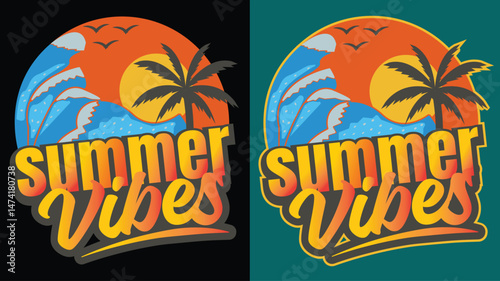 summer holiday streewear t shirt design | pod | 2025