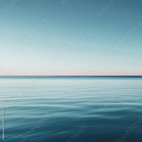 Wallpaper Mural Calm Sea Horizon Torontodigital.ca