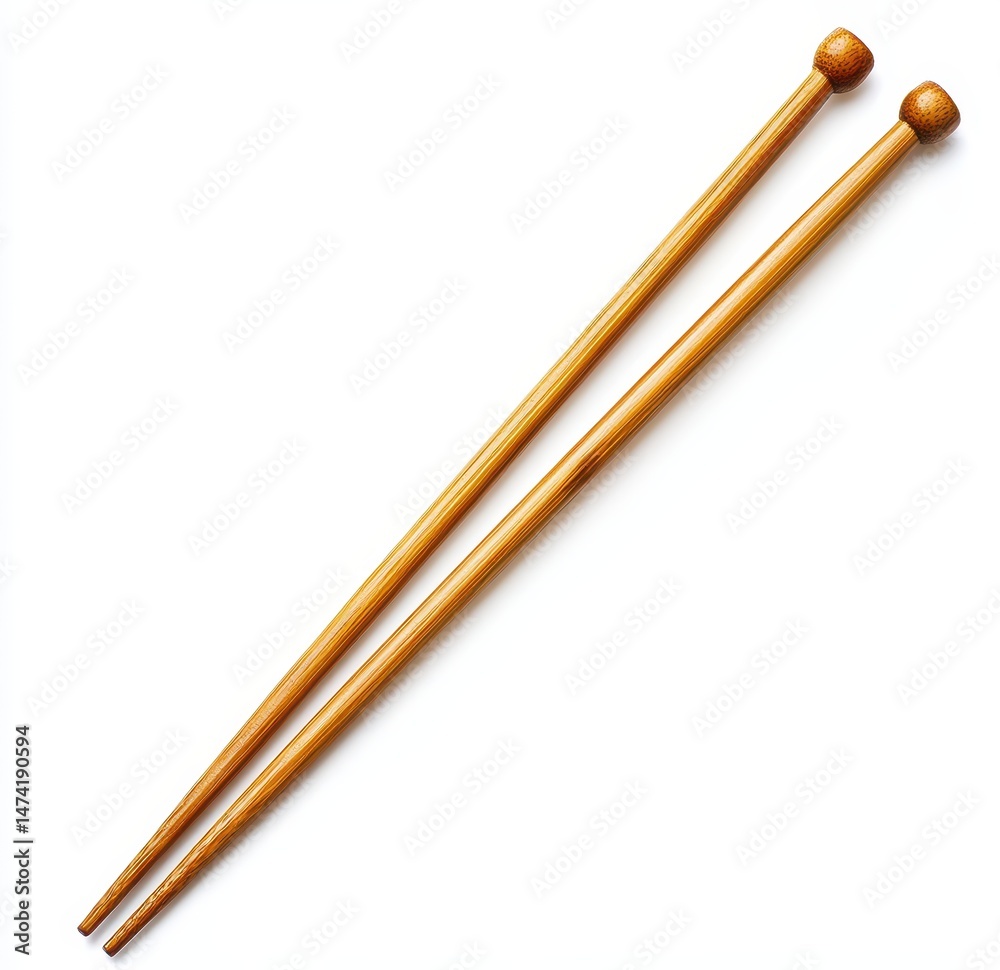 Pair of wooden chopsticks Pair of wooden chopsticks