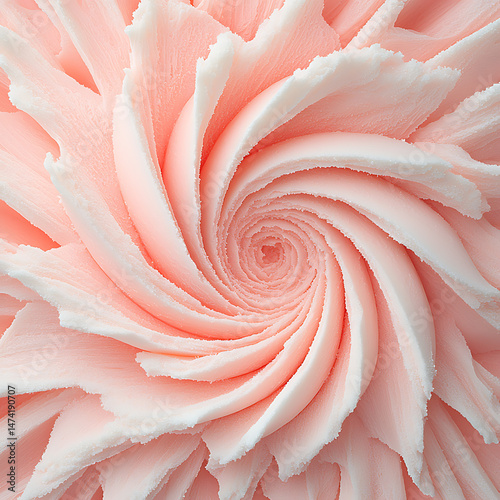Pink Cream Swirl Texture.
