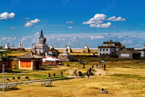 The temples of Karakorum in Mongolia 