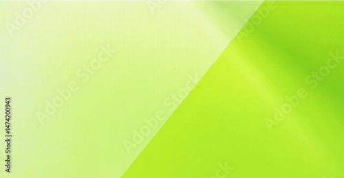 Abstract green lime yellow white abstract background. Geometric pattern shape. Line stripe triangle angle. Color gradient. Shadow. Matte. Rough grain grungy. Design. Template.