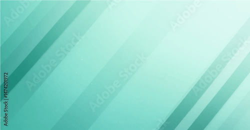 Abstract light teal jade sea turquoise agua mint blue green abstract background. Geometric pattern shape. Line stripe triangle angle. Color gradient. Shadow. Matte. Rough grain grungy. Design.