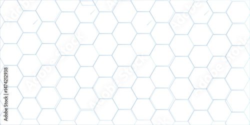 Abstract background of hexagon. White honeycomb with a gradient color. Isometric geometry. Hexagonal 3d vector green tile and mosaic structure simple style hexagonal graphic concept.