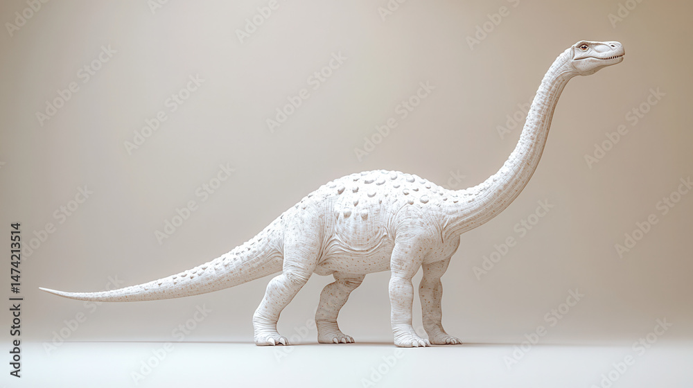 Obraz premium dinosaur on a solid color background 