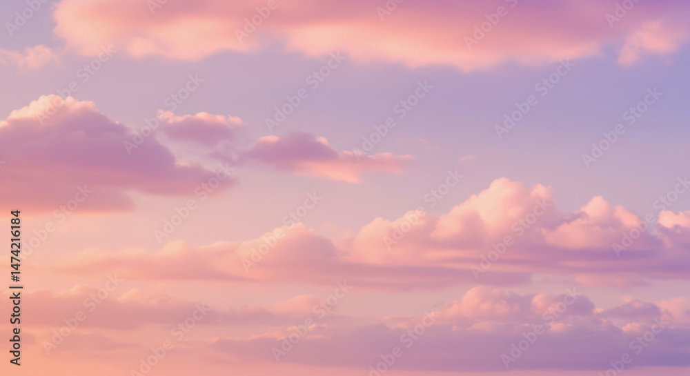 Obraz premium Ethereal Neon Cloud Formation Background