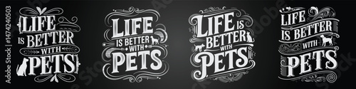 Chalk Typography and Jungle Friends – A Whimsical Poster Set