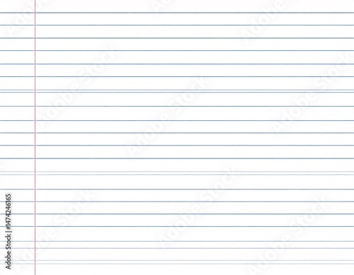 white lined sheet of notepad crumpled paper background