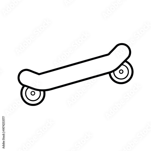 Hoverboard Personal Transport Line Art