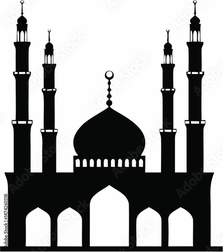 Black mosque on white.eps