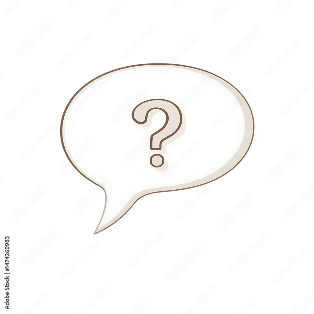 round speech bubble with question mark symbol isolated on transparent background round speech bubble with question mark symbol isolated on transparent background