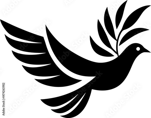 dove of peace vector