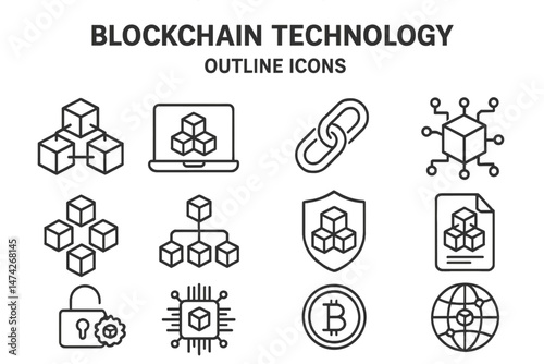 Vector illustration of cloud computing icons depicting various digital activities related to data upload, download, and security
