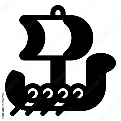 viking ship icon
