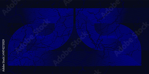 Light blue dynamic abstract vector background with diagonal lines. Trendy classic colors . 3d cover of business presentation banner for sale evening party event. A fast-moving soft dot shadow