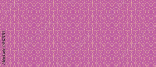 Elegant geometric pattern.  Subtle pink hues create a sophisticated, repeating design ideal for backgrounds, textiles, or website design.  The interconnected lines suggest connection and structure.