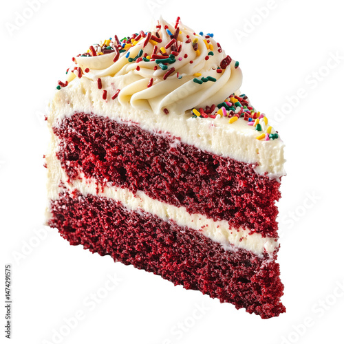 Obraz na płótnie chocolate cake on transparent background w salonie
