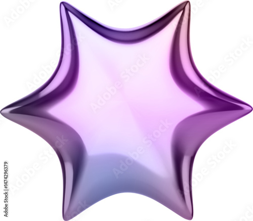 3d Metal Star