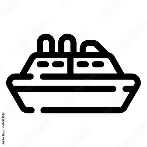 ferry boat icon