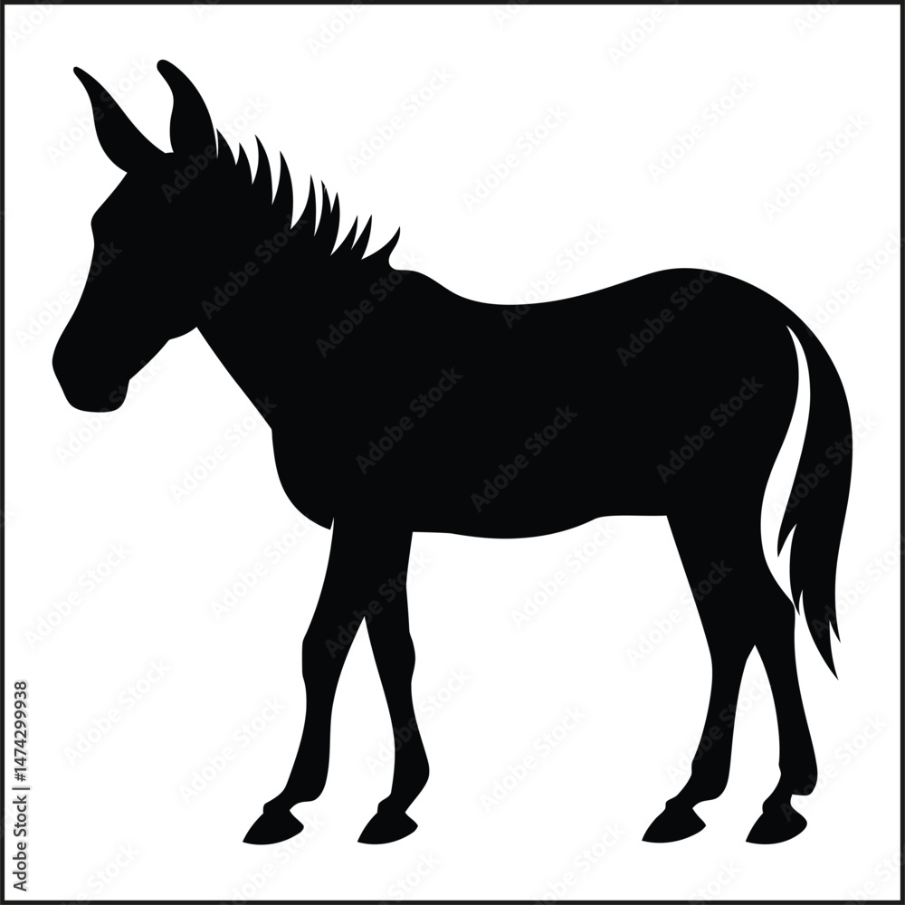 Mule Silhouette Mule Silhouette