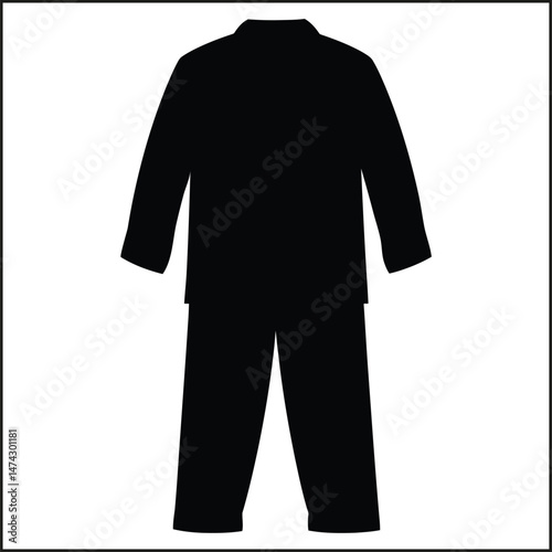 Pajamas Silhouette Clipart