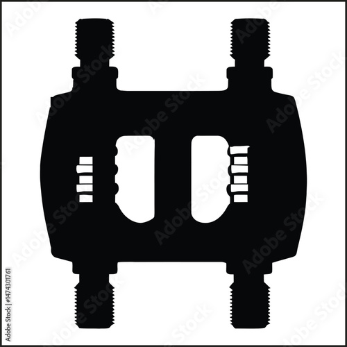 Pedal Silhouette Clipart