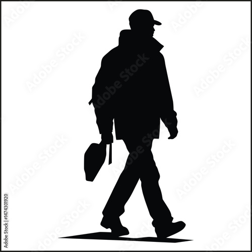 Pedestrian Silhouette Clipart